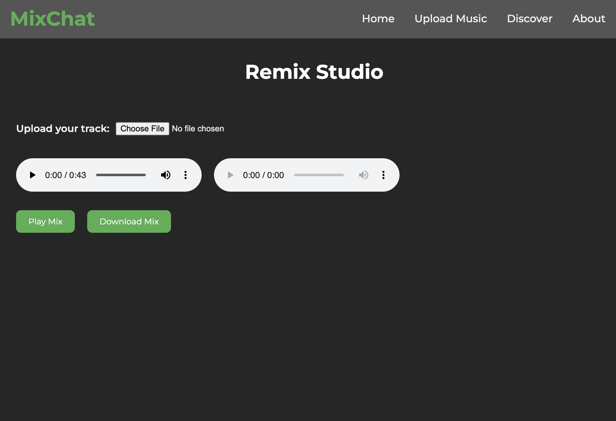 Screenshot of Studio